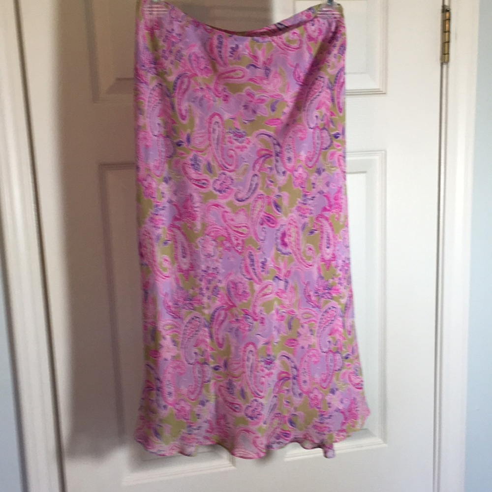 Chadwicks silk skirt.